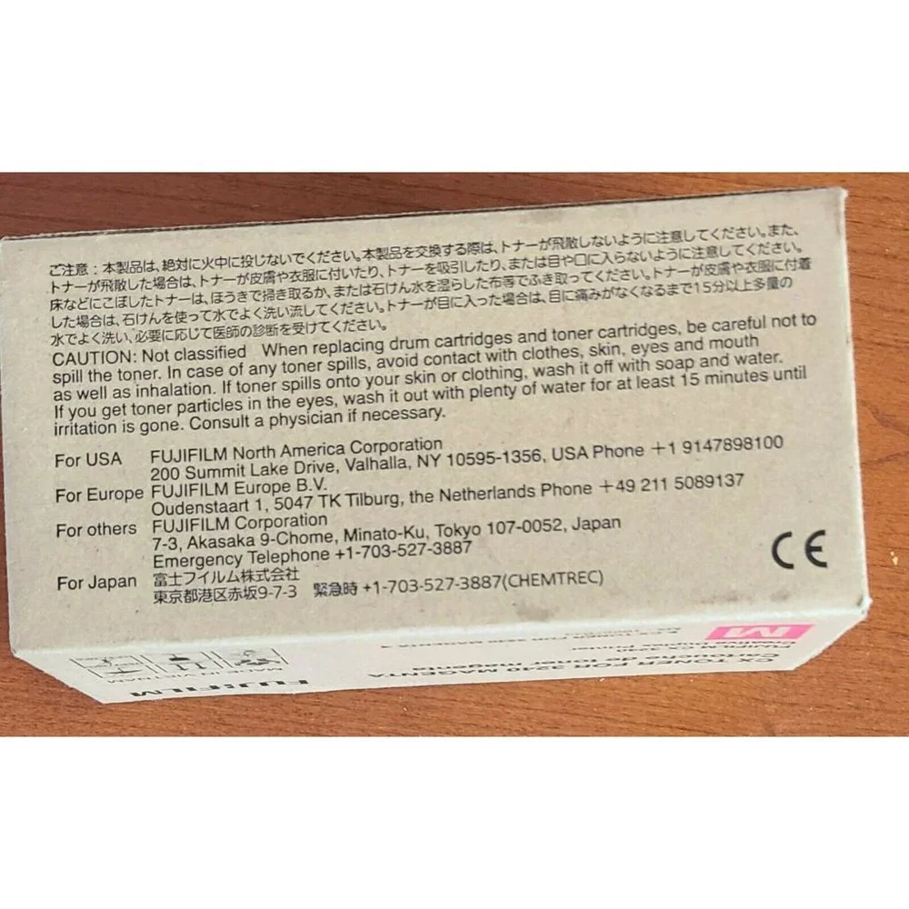 NEW Fujifilm CX Toner For 3240 Magenta Model CT203196 Exp 10/2019